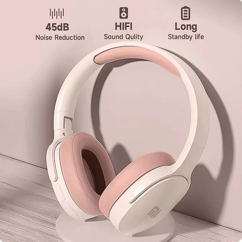 Xiaomi Fones de ouvido sem fio-P2961 Bluetooth 5.3, Samsung/iPhone Fone de ouvido estéreo Hifi para jogos com microfone